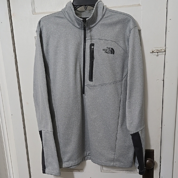 The North Face Canyonlands Mens Light Gray and 1/2 Zip Pullover Large NWOT - Picture 1 of 6